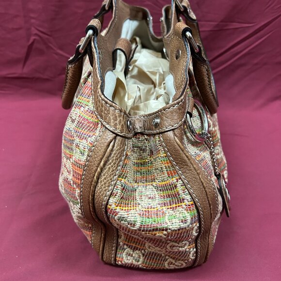 Gucci Sukey Multicolor Medium Handbag Purse "Neiman Marcus Exclusive" 211944 - Picture 2 of 14